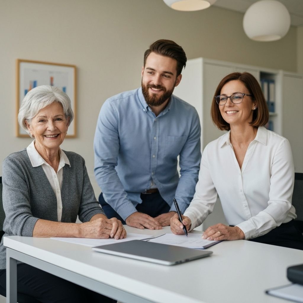 SIBI CAP team helping clients